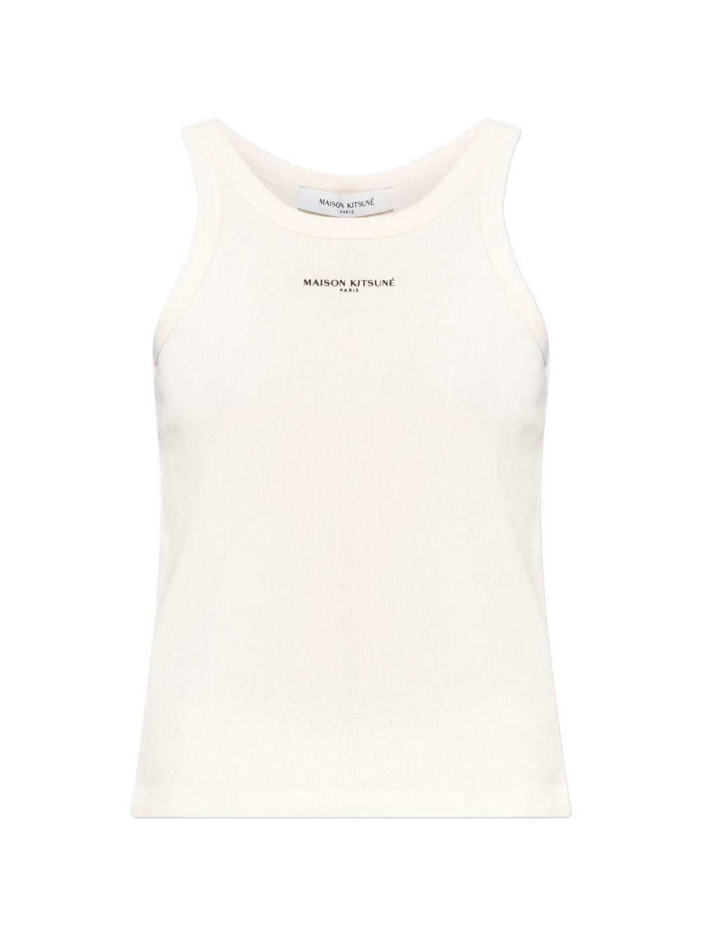 Maison Kitsuné Maison Kitsuné Maison KitsunÃ© Logo cotton tank top