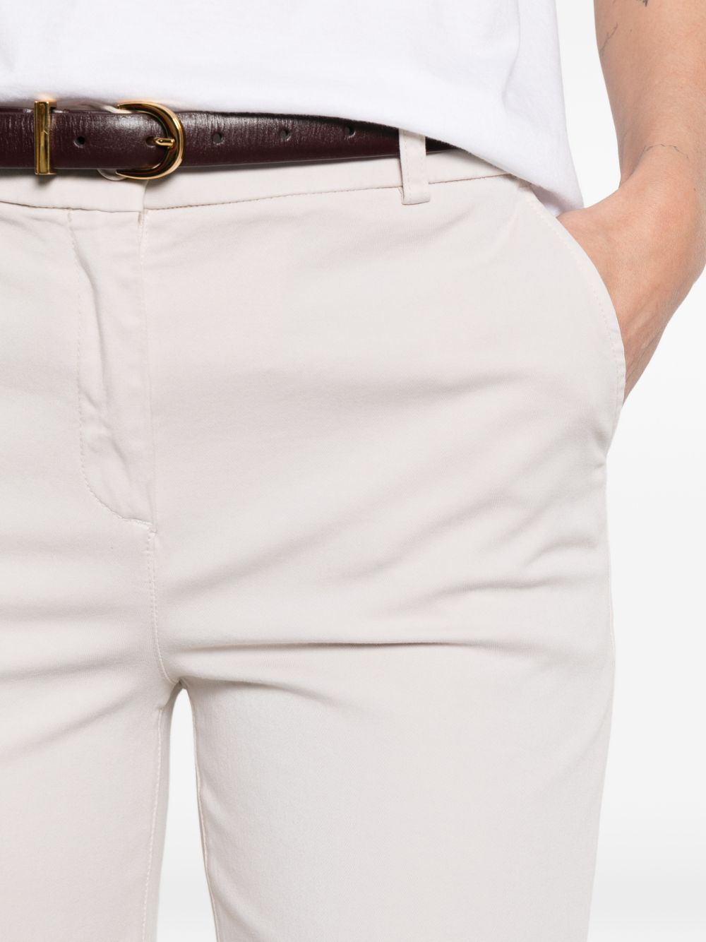 Via Masini 80 Via Masini 80 Cotton straight-leg trousers