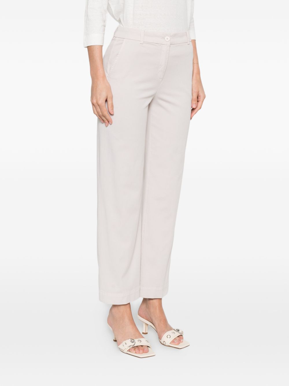 Via Masini 80 Via Masini 80 Cotton straight-leg trousers