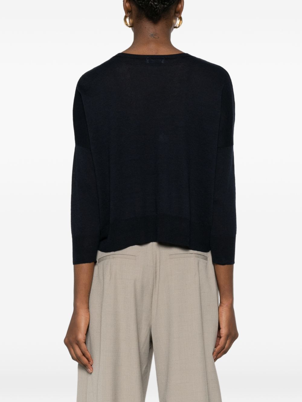 Base Base Linen and cotton blend sweater