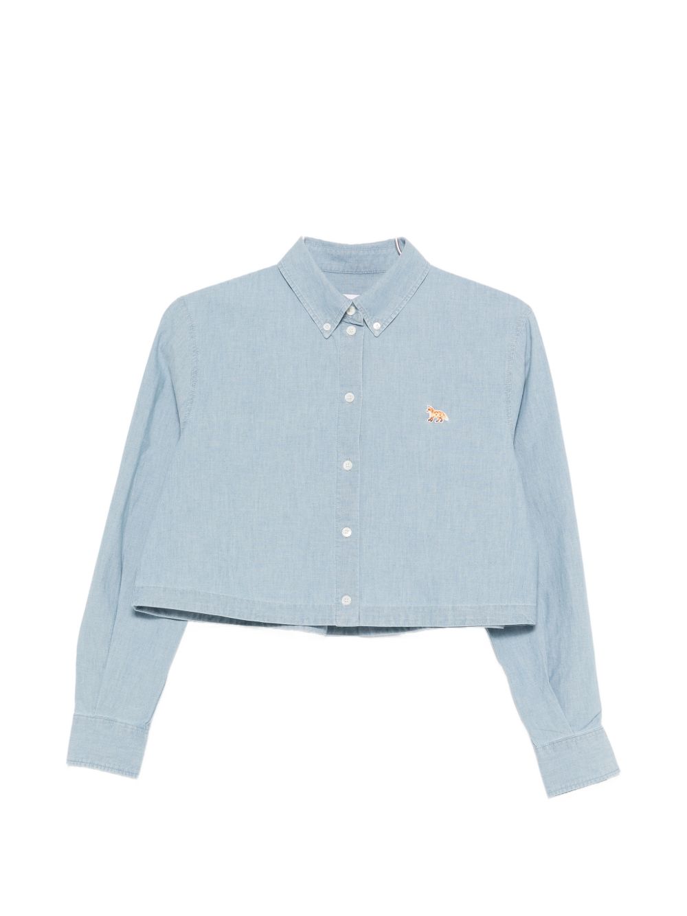 Maison Kitsuné Maison Kitsuné Maison KitsunÃ© Baby Fox cropped shirt