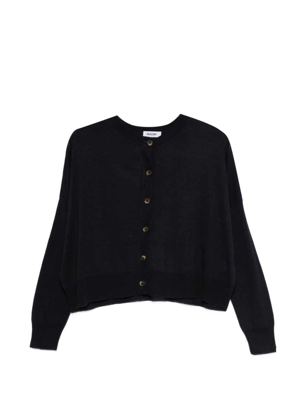 Base Base Linen and cotton blend cardigan