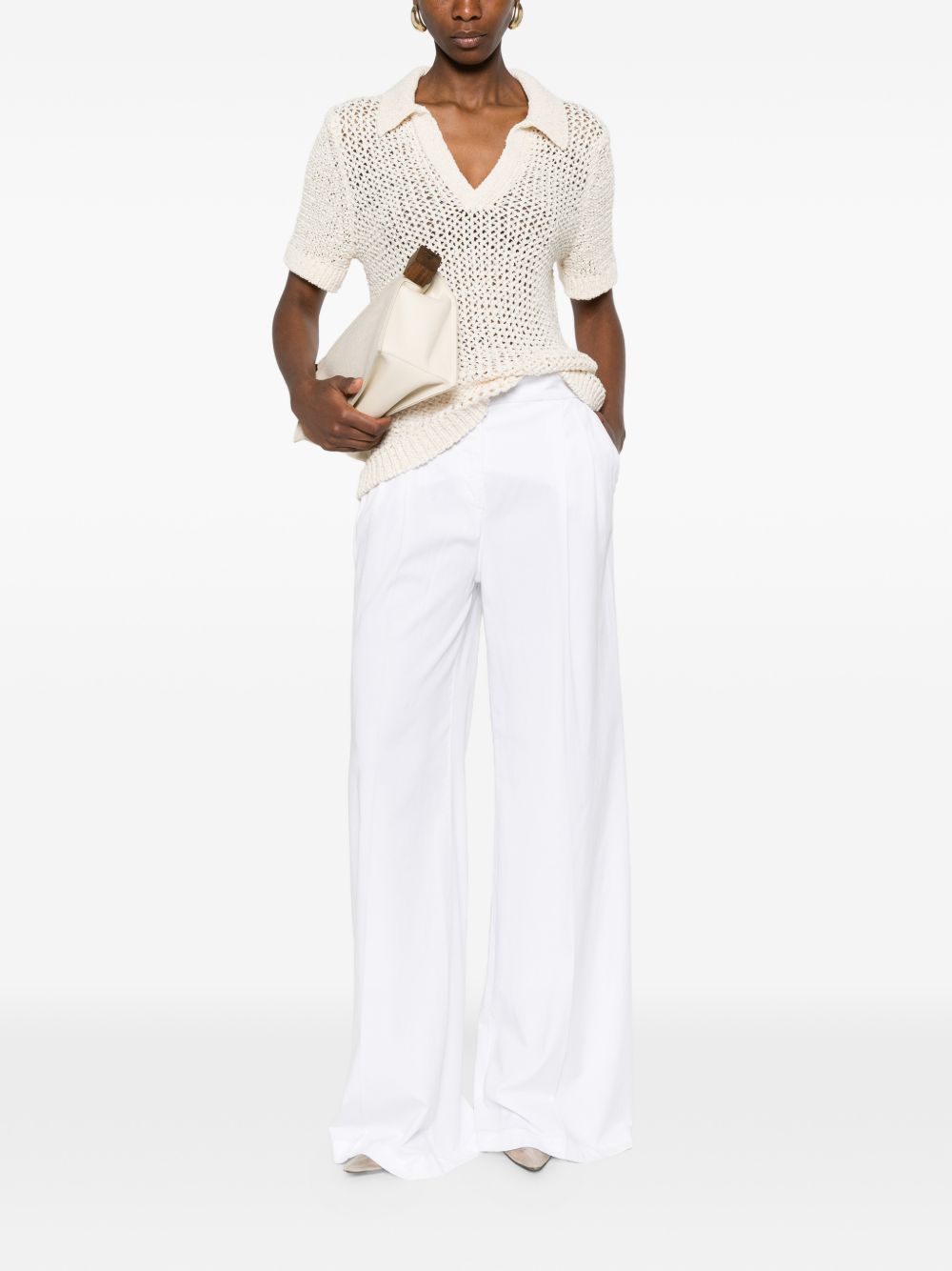 Via Masini 80 Via Masini 80 Linen blend trousers