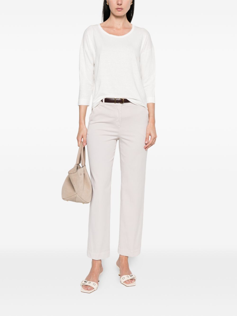 Base Base Linen crewneck sweater