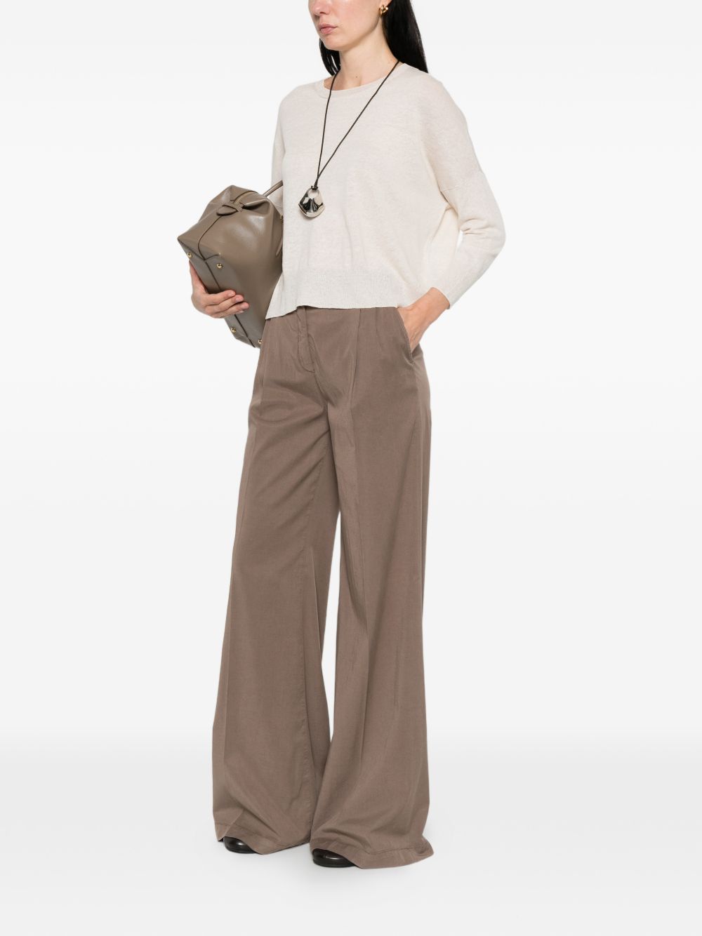 Via Masini 80 Via Masini 80 Linen blend trousers