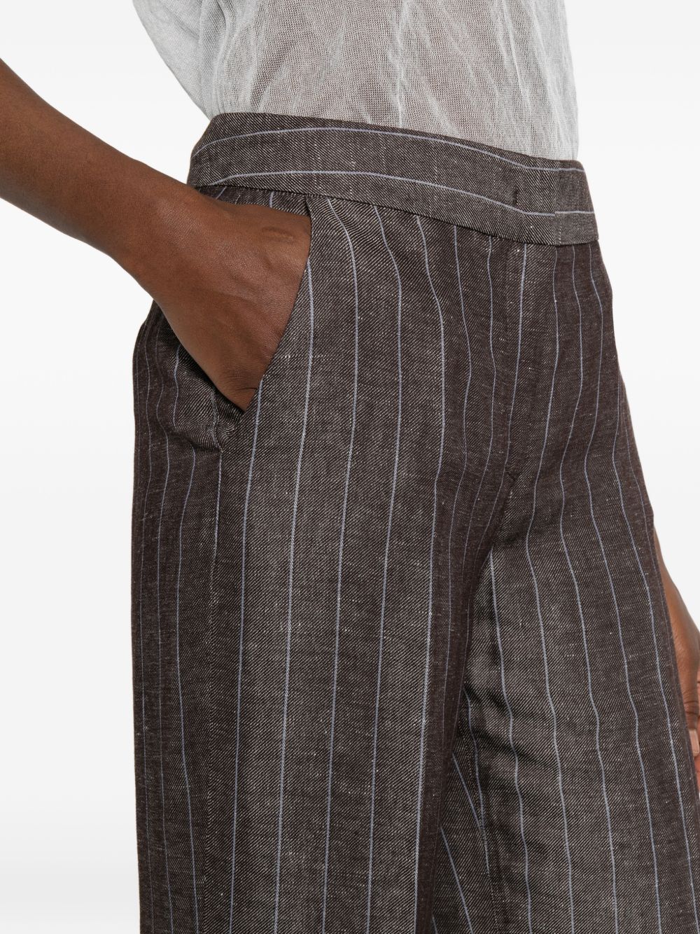 Via Masini 80 Via Masini 80 Pinstriped trousers