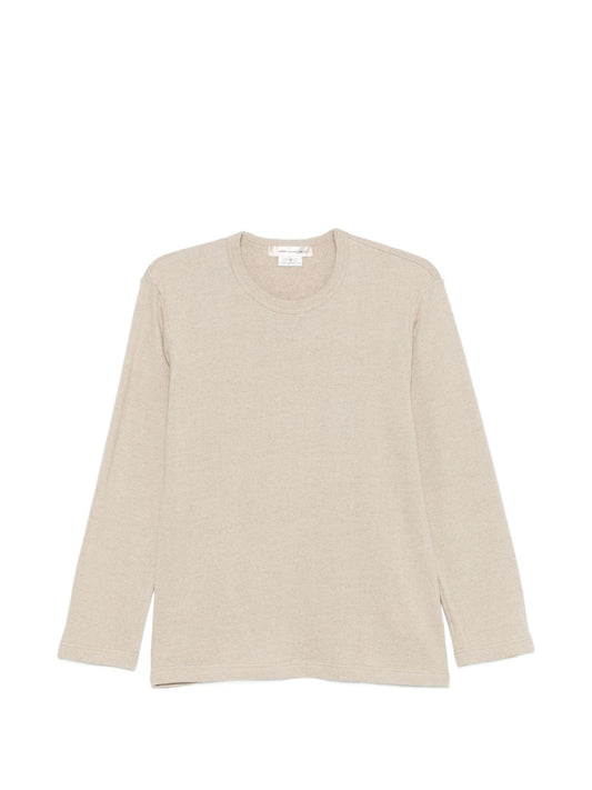 Comme Des Garcons Comme Des Garcons Comme Des GarÃ§ons Linen and cotton blend t-shirt