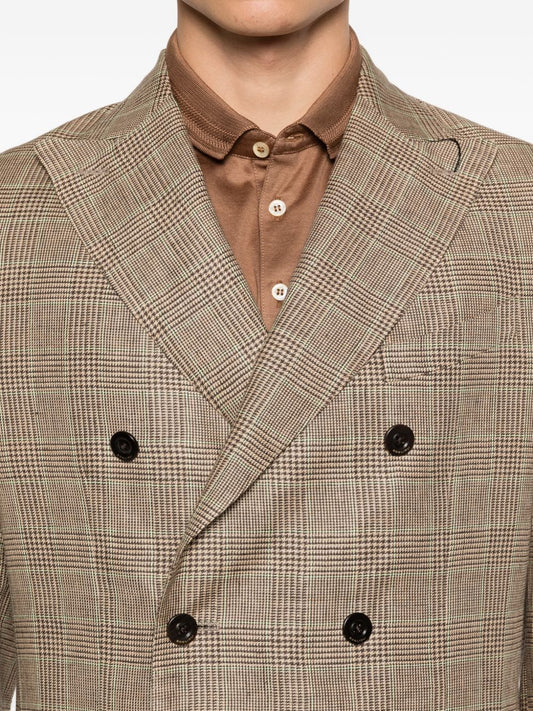 Boglioli Linen double-breasted jacket