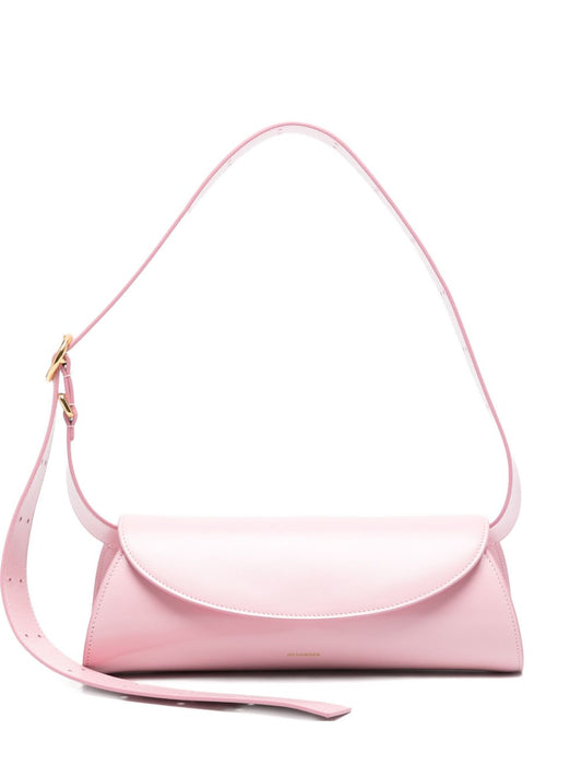 حقيبة كتف جلدية صغيرة Cannolo من Jil Sander