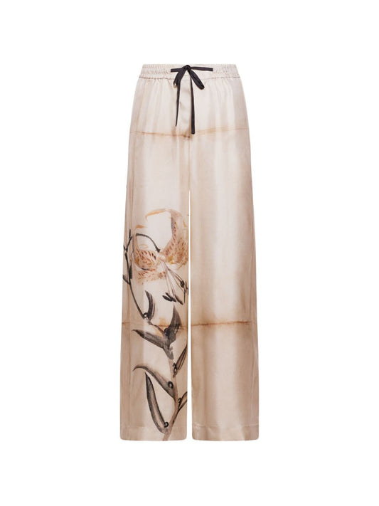 Pierre Louis Mascia Pierre Louis Mascia Printed silk trousers