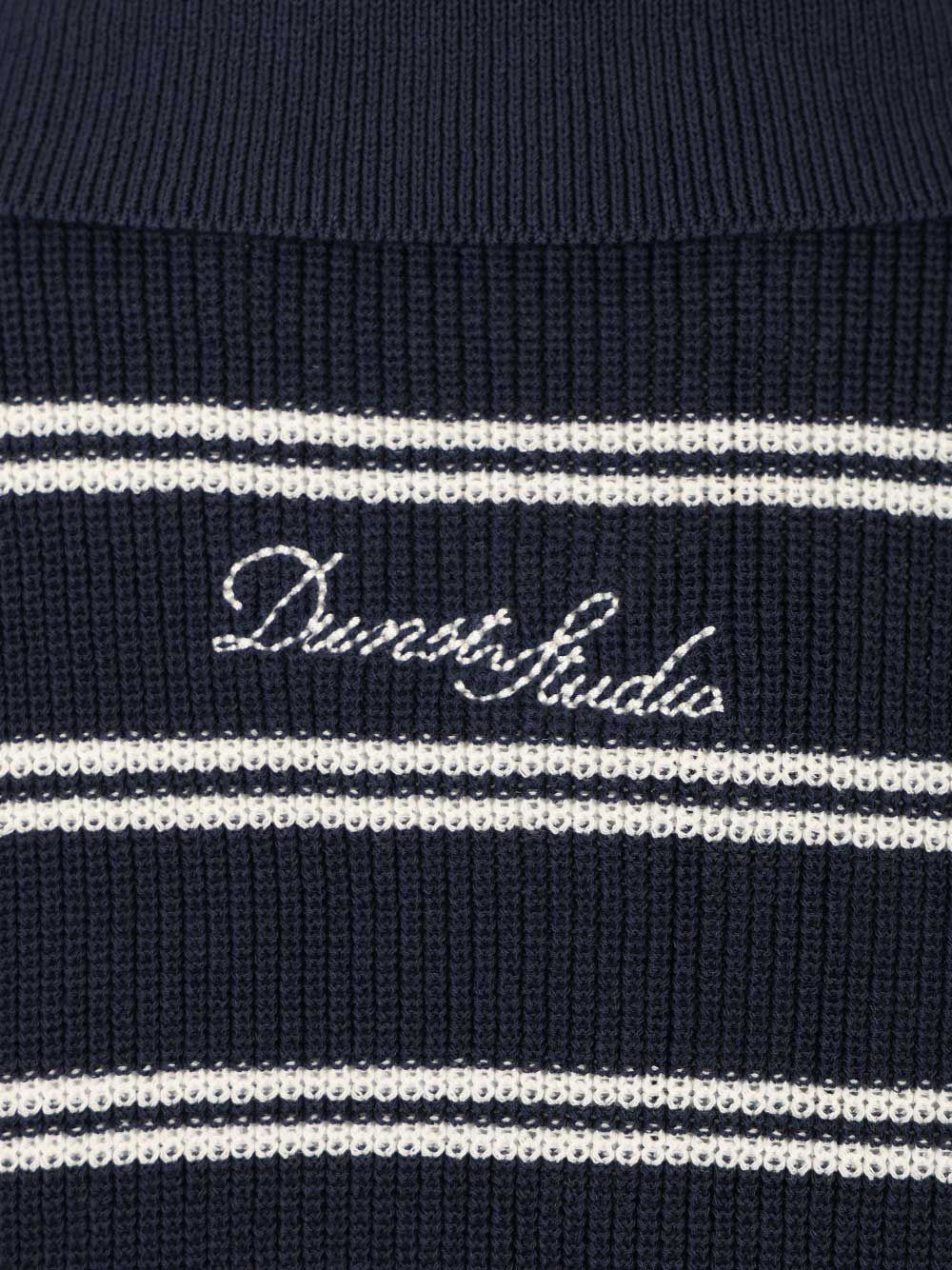 Dunst Dunst Cotton blend striped polo shirt