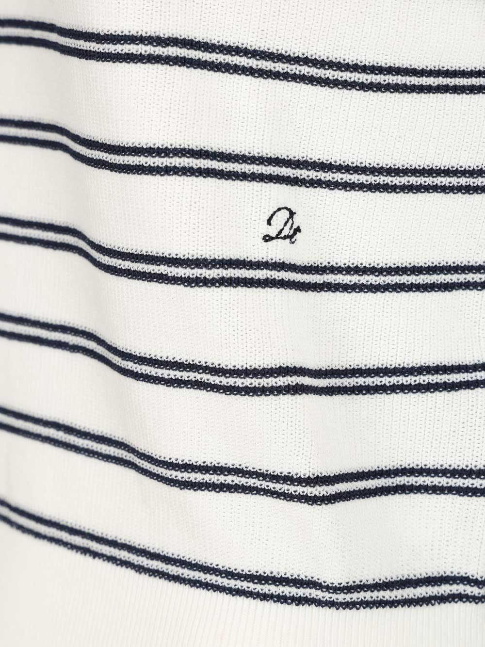 Dunst Dunst Cotton blend striped polo shirt