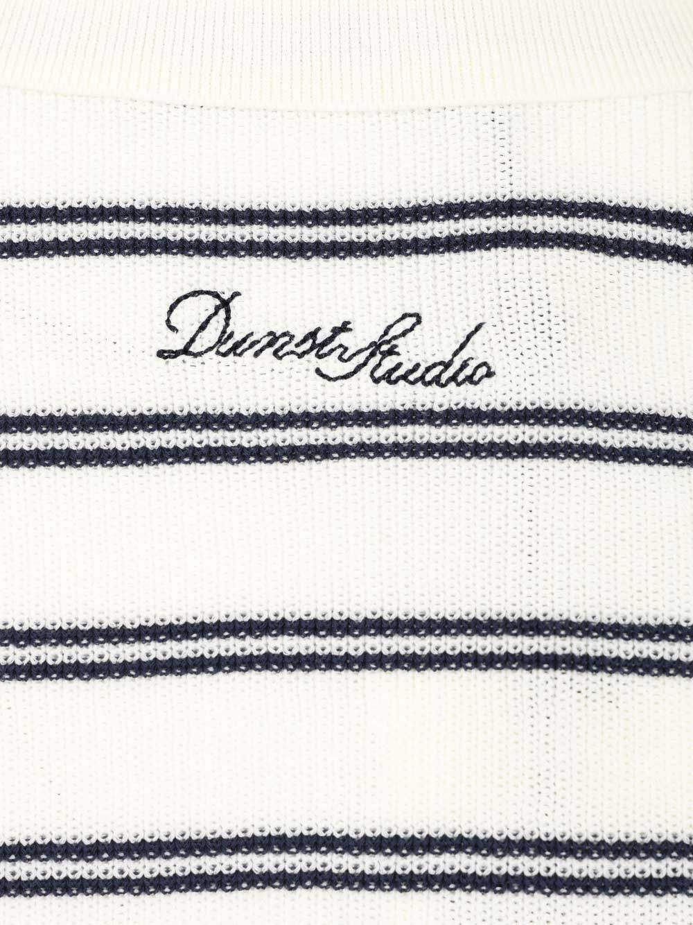 Dunst Dunst Cotton blend striped polo shirt