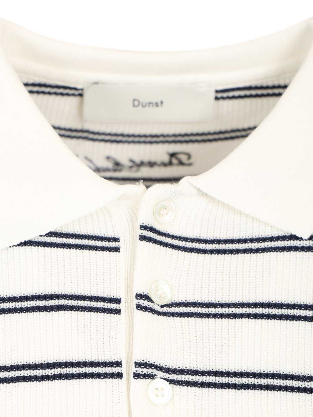 Dunst Dunst Cotton blend striped polo shirt