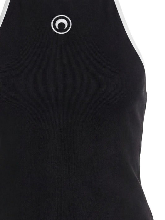 Marine Serre Moon cotton tank top