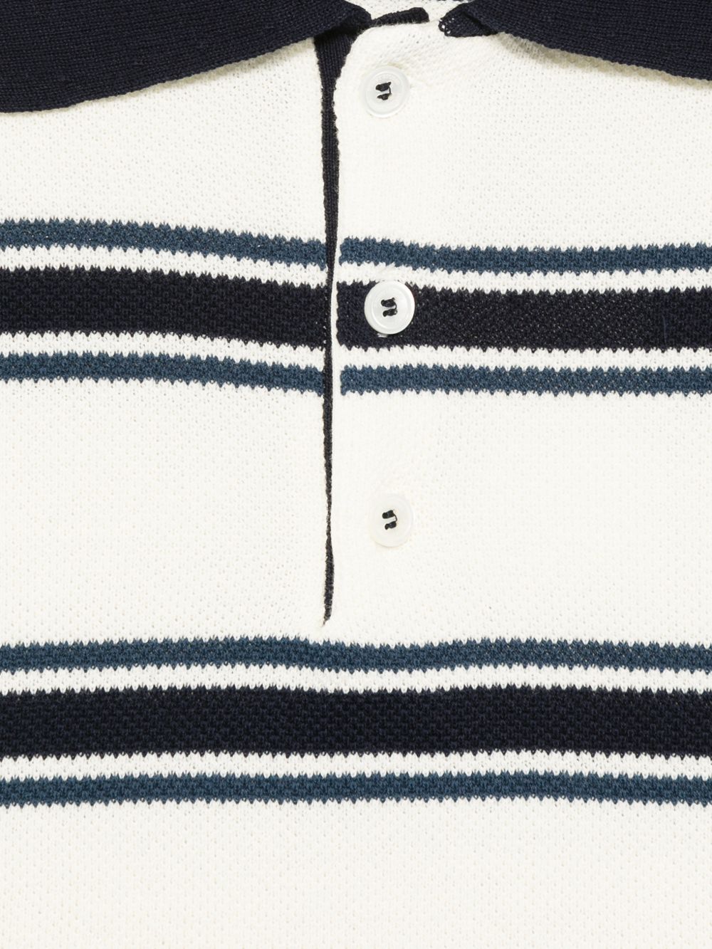 Dunst Dunst Striped cotton polo shirt