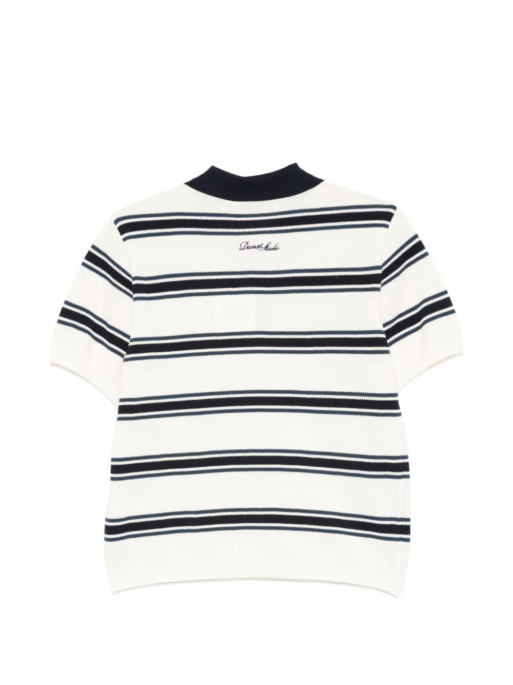 Dunst Dunst Striped cotton polo shirt