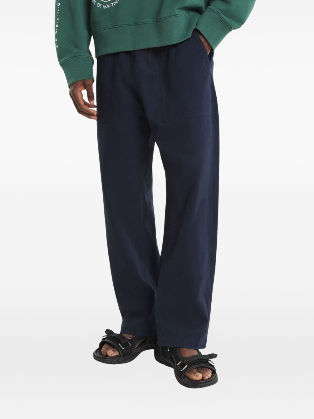 Maison Kitsuné Maison Kitsuné Maison KitsunÃ© Cotton trousers