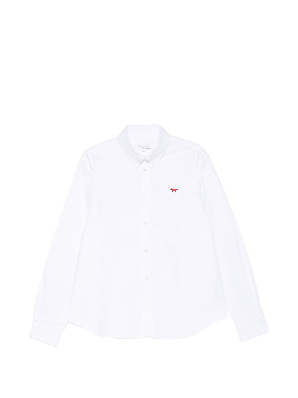 Maison Kitsuné Maison Kitsuné Maison KitsunÃ© Profile Fox cotton shirt