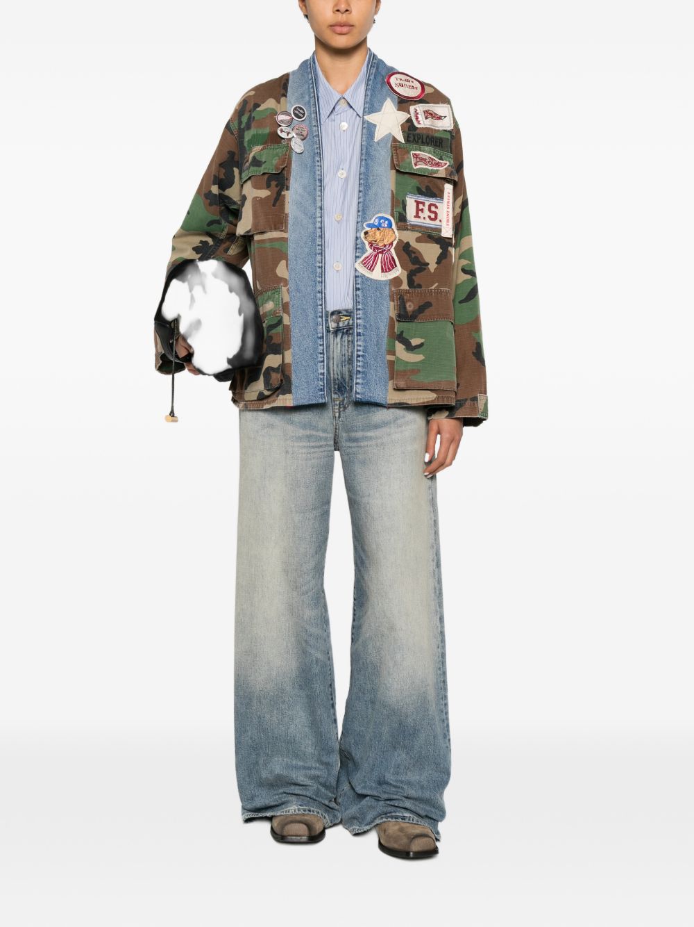 Front Street Front Street Cotton kimono jacket