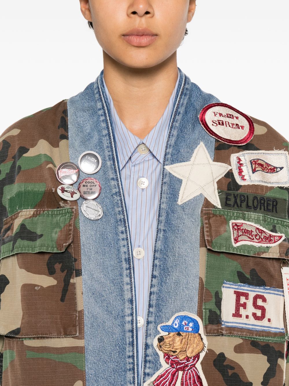 Front Street Front Street Cotton kimono jacket