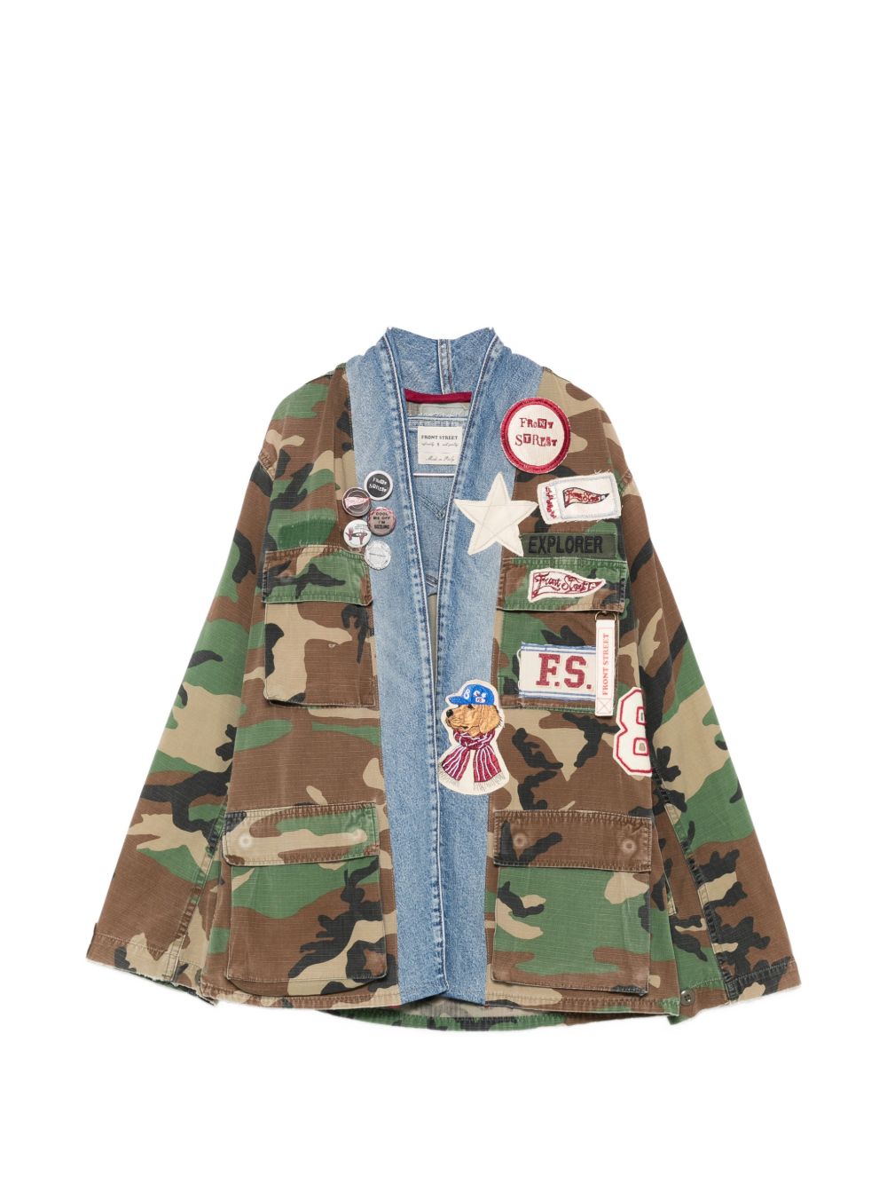 Front Street Front Street Cotton kimono jacket