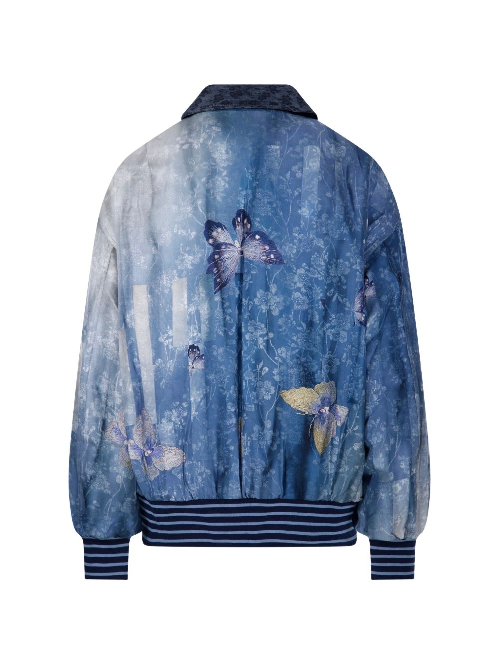 Pierre Louis Mascia Pierre Louis Mascia Printed silk bomber jacket