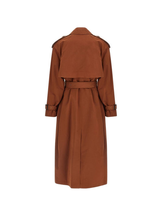 Saint Laurent Cotton and silk trench coat