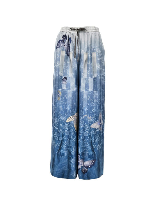 Pierre Louis Mascia Pierre Louis Mascia Printed silk trousers