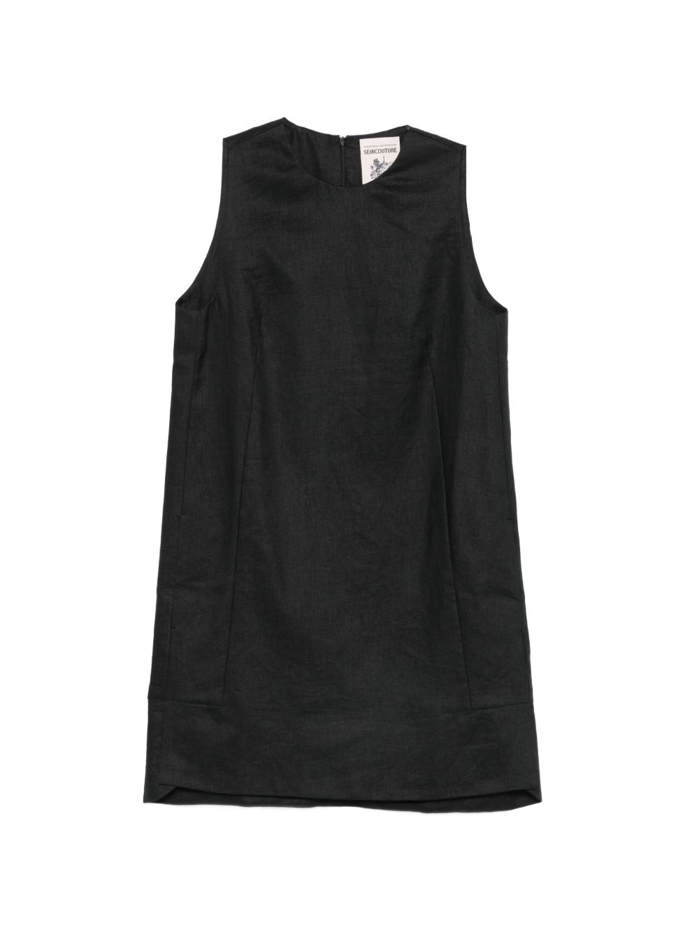 Semicouture Semicouture Sheena linen mini dress