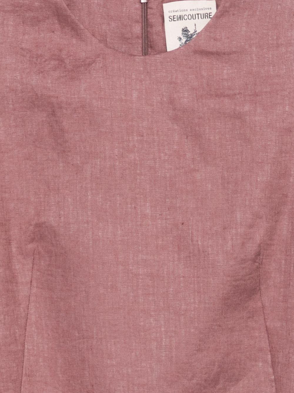 Semicouture Semicouture Sheena linen mini dress