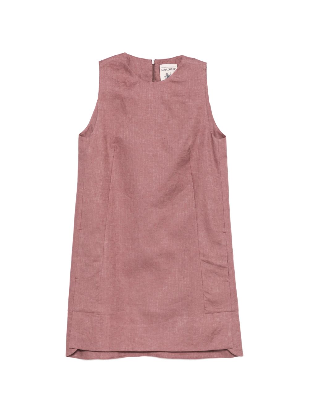 Semicouture Semicouture Sheena linen mini dress