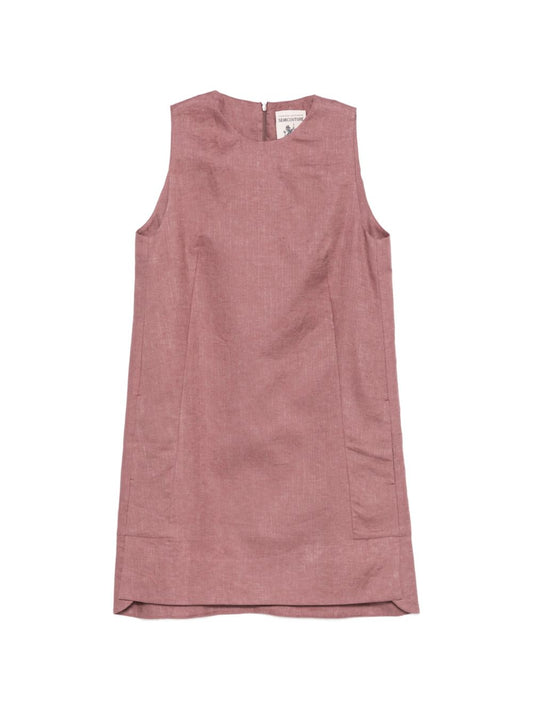 Semicouture Semicouture Sheena linen mini dress