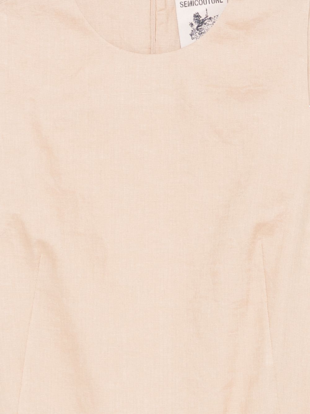 Semicouture Semicouture Sheena linen mini dress