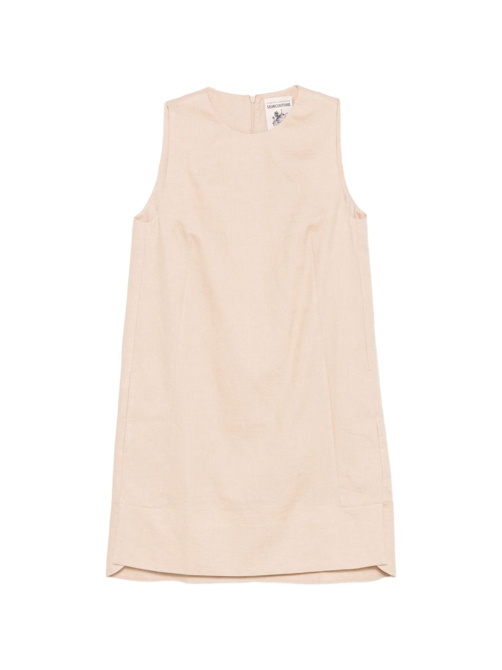 Semicouture Semicouture Sheena linen mini dress