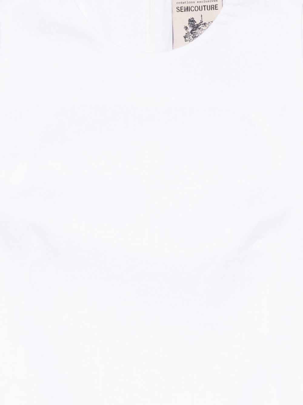 Semicouture Semicouture Sheena linen mini dress