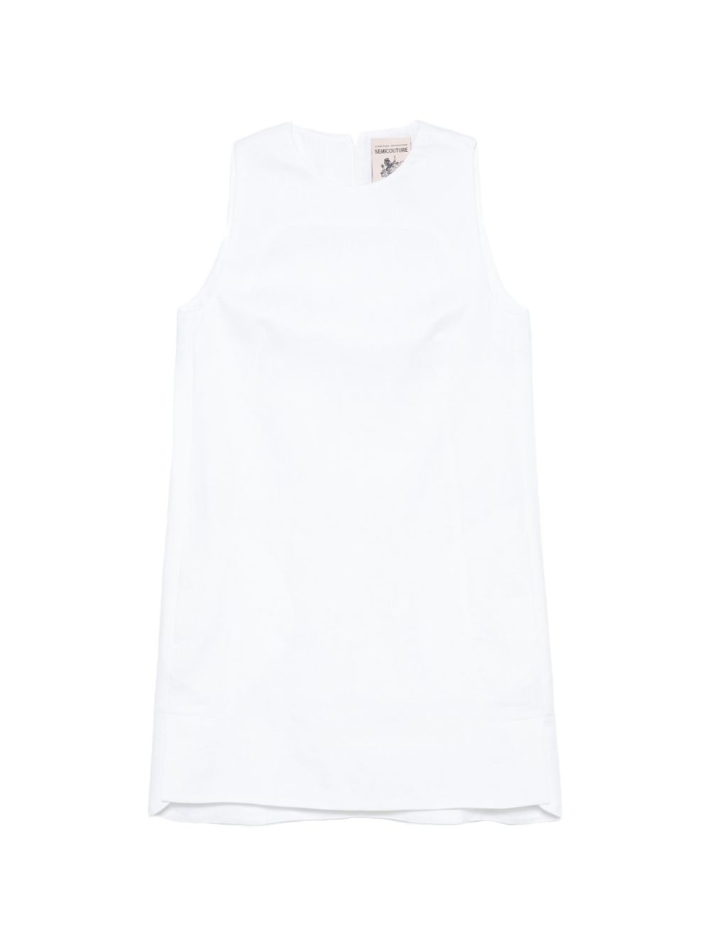 Semicouture Semicouture Sheena linen mini dress