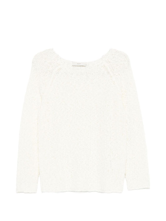 Dunst Dunst Crochet crewneck jumper