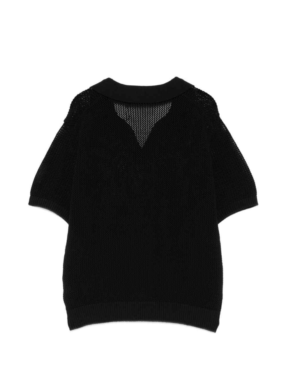 Dunst Dunst Cotton and linen polo shirt