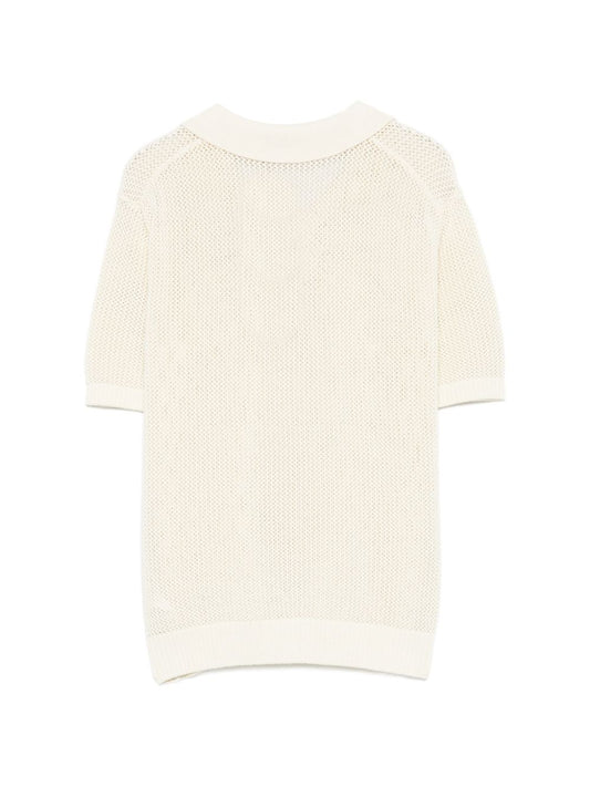 Dunst Cotton and linen polo shirt