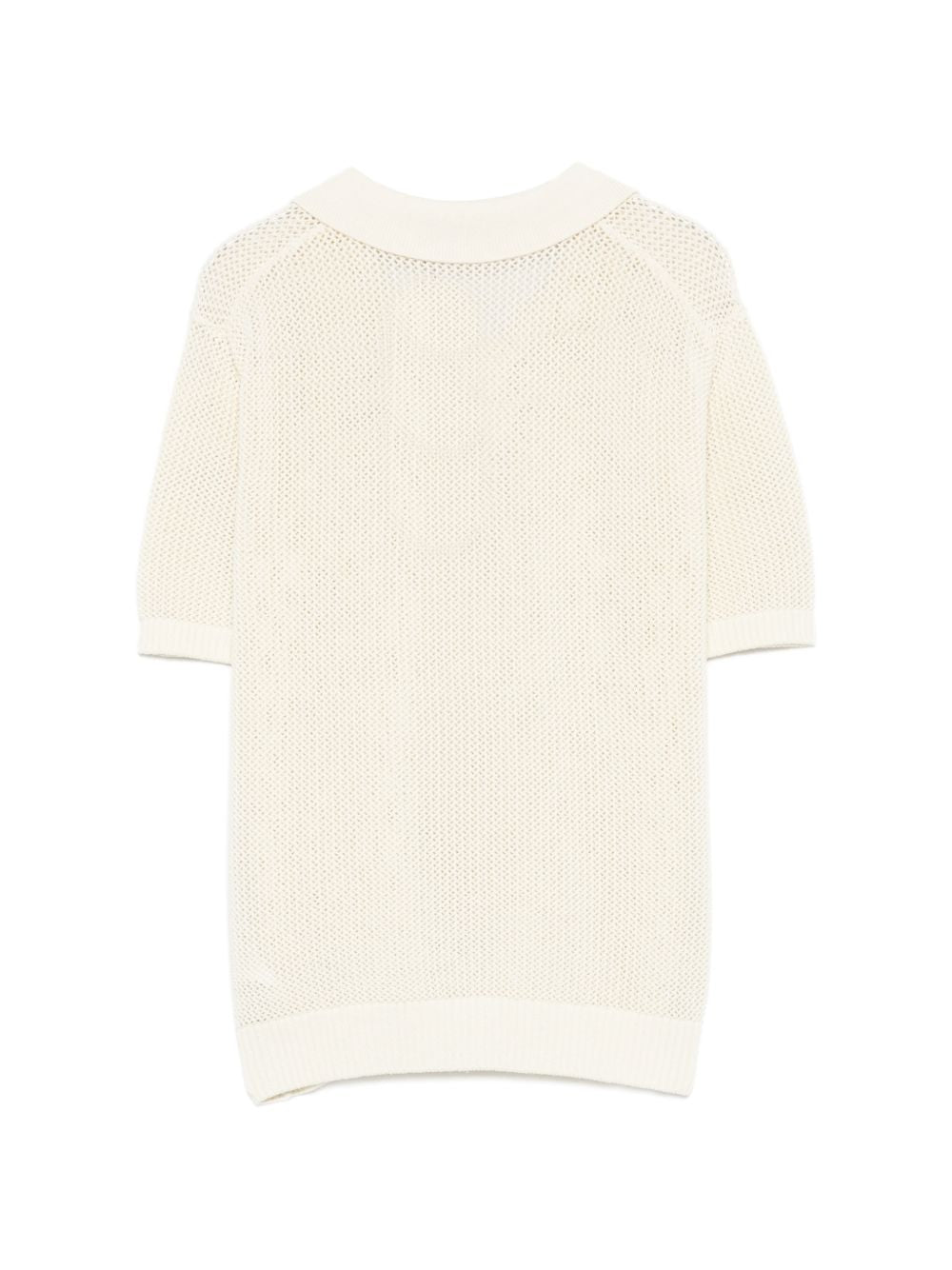 Dunst Dunst Cotton and linen polo shirt