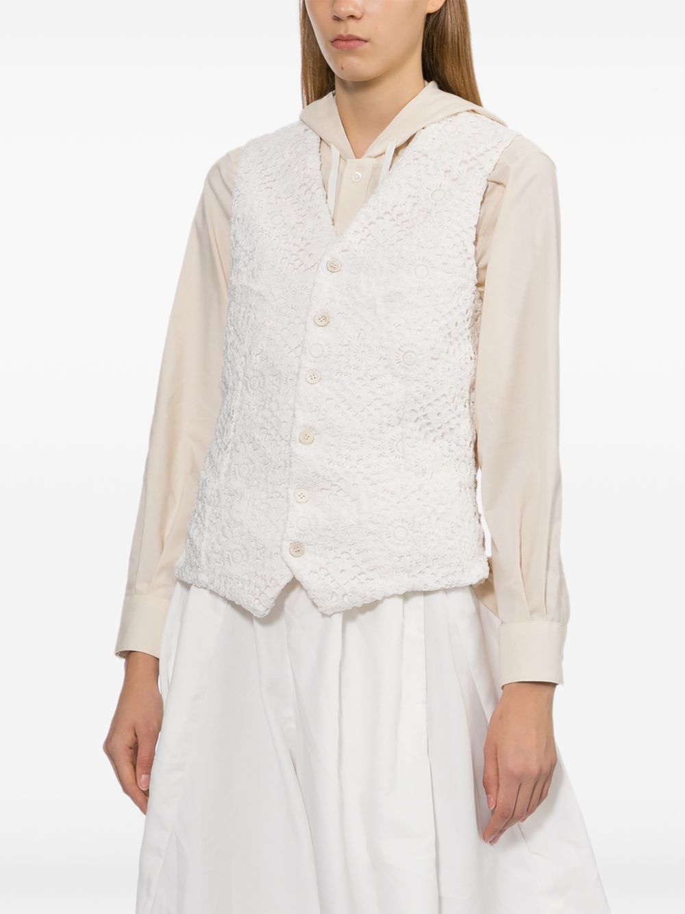 Comme Des Garcons Comme Des Garcons Comme Des GarÃ§ons Lace Vest
