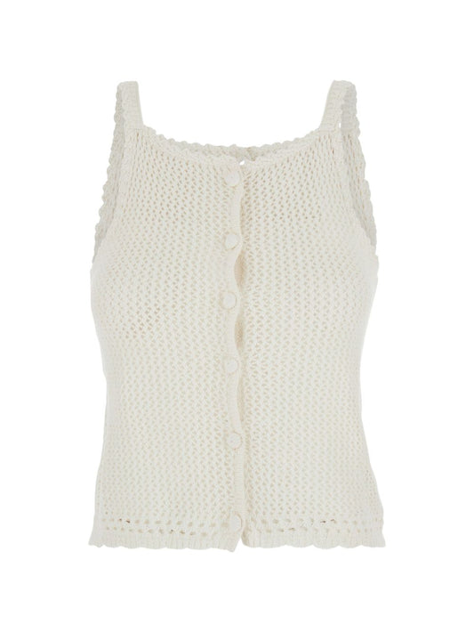Dunst Dunst Linen and cotton blend top