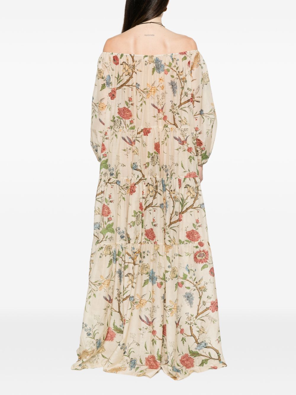INTO THE EAST Into The East Printed Cotton Dress