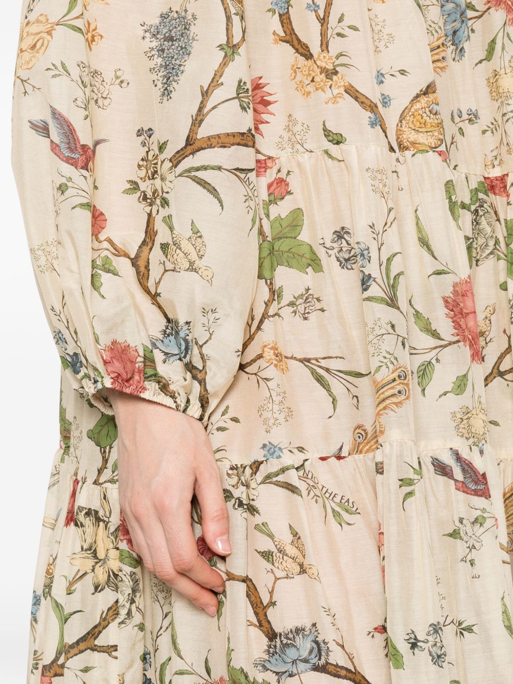 INTO THE EAST Into The East Printed Cotton Dress
