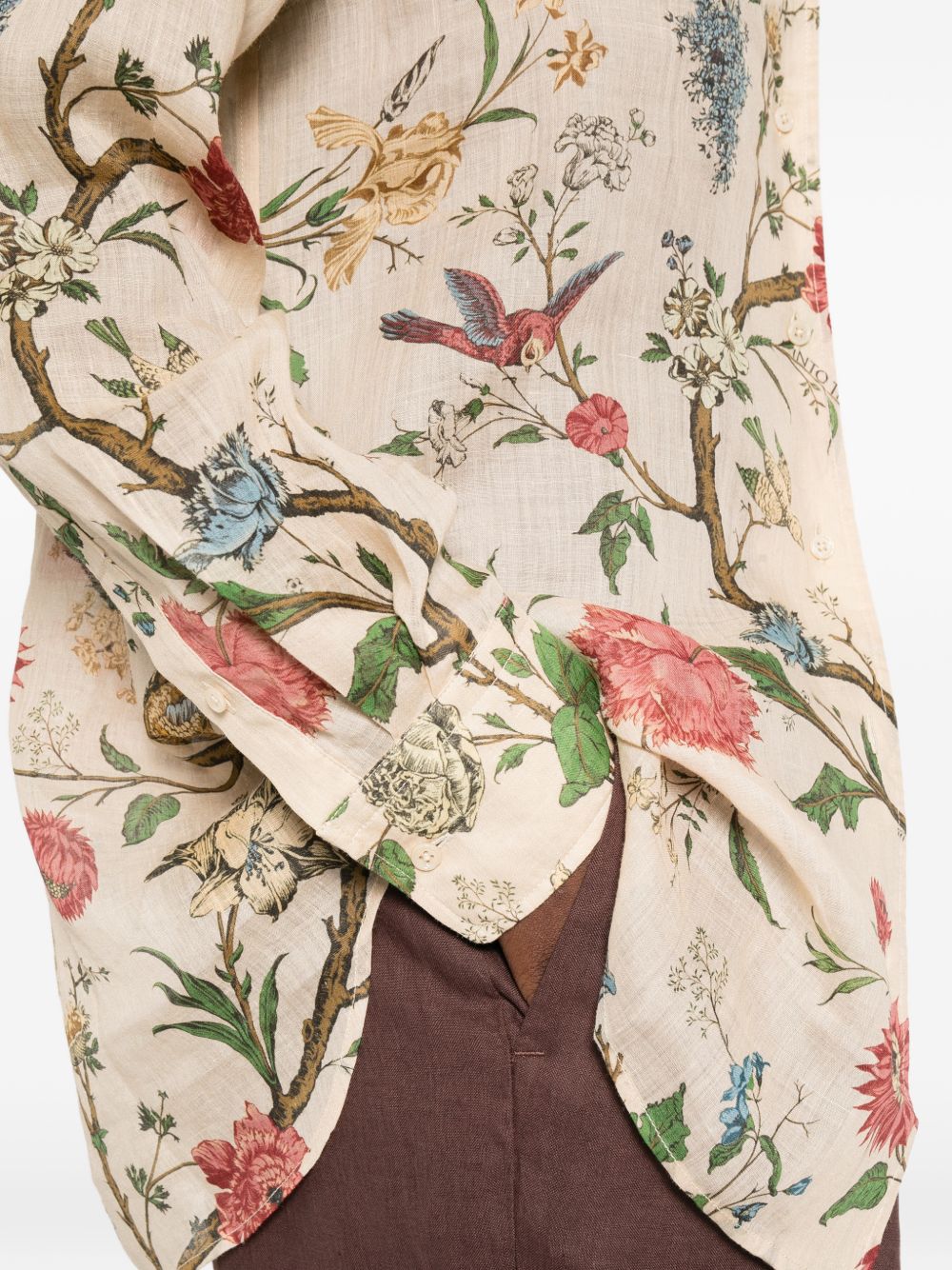 INTO THE EAST Into The East Printed Shirt