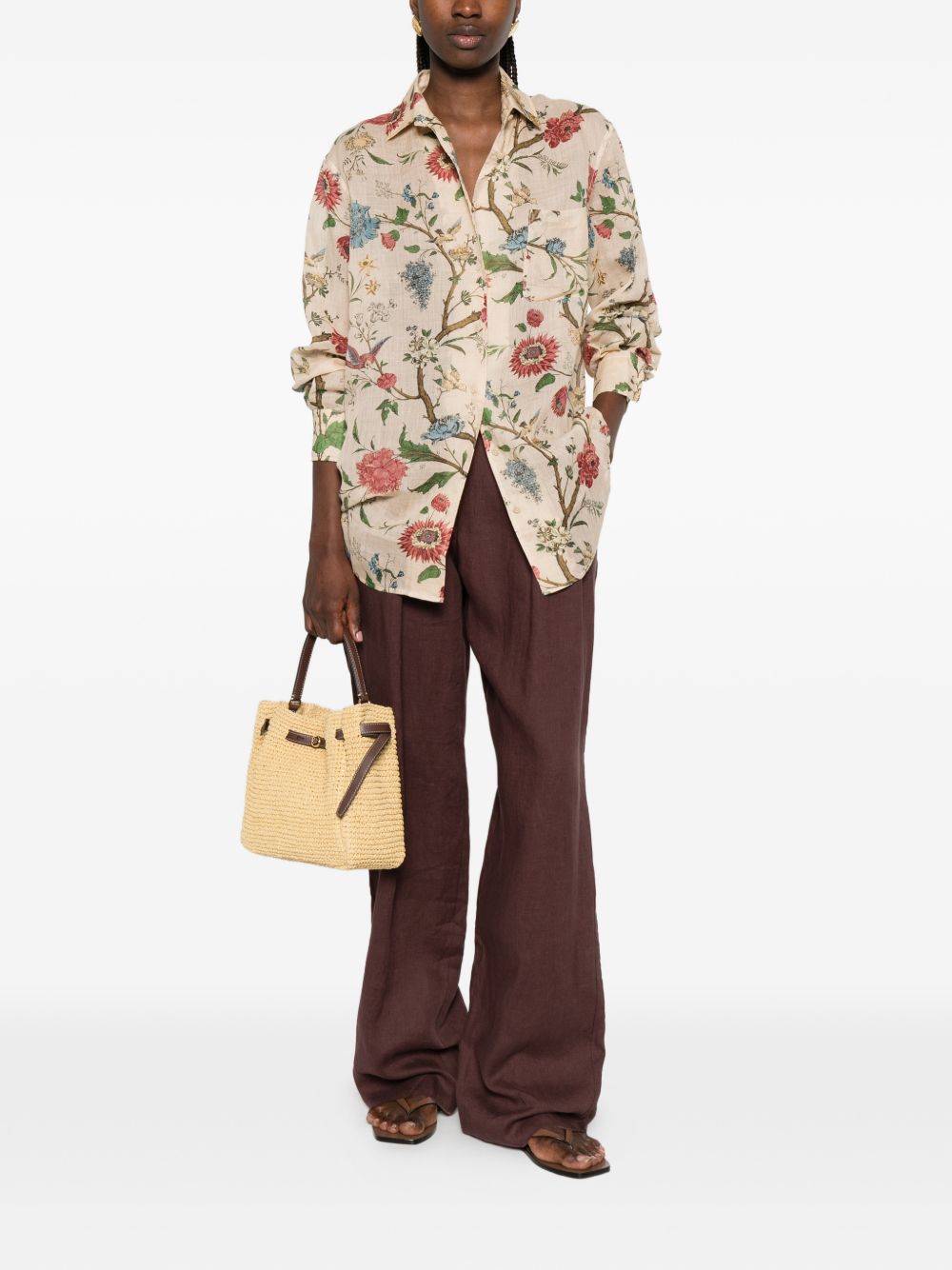 INTO THE EAST Into The East Printed Shirt