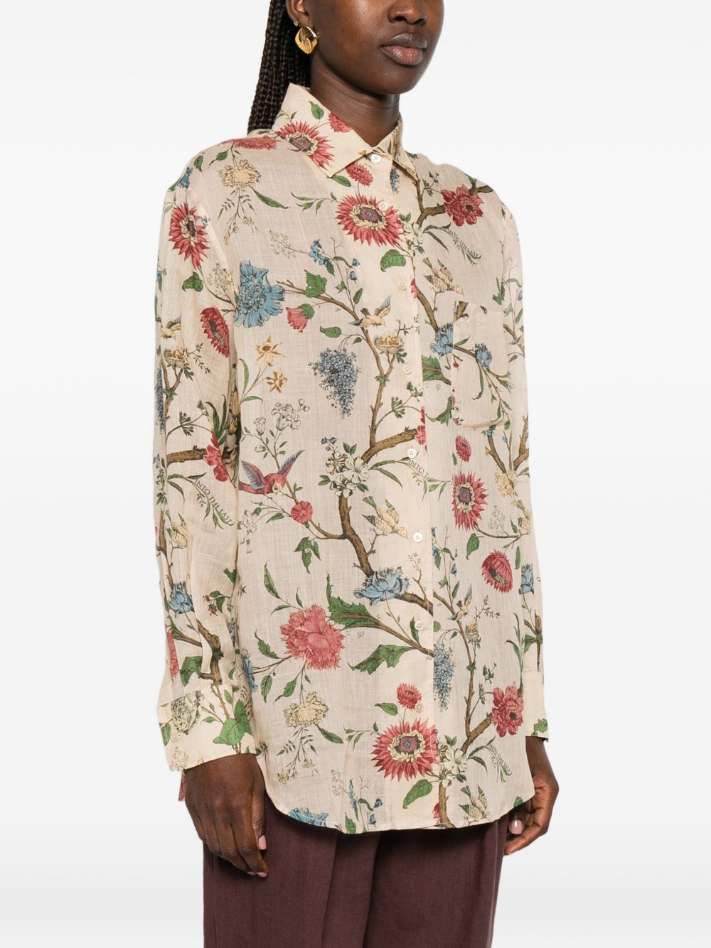 INTO THE EAST Into The East Printed Shirt