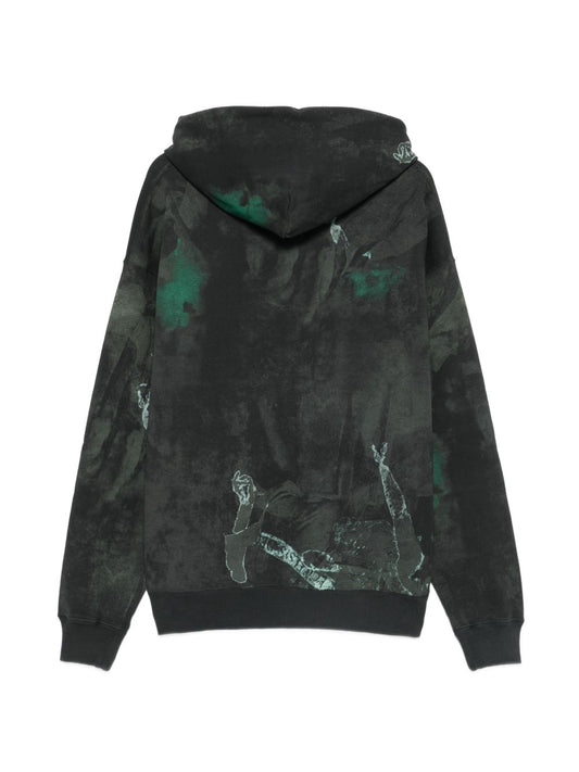 Off White Off-White Dark Painting Skate Hoodie
