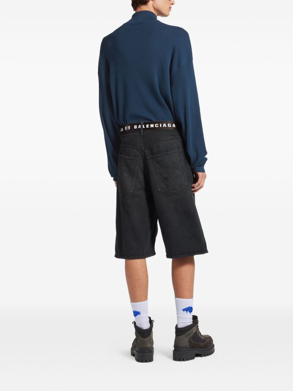 شورت دنيم قطني من Balenciaga
